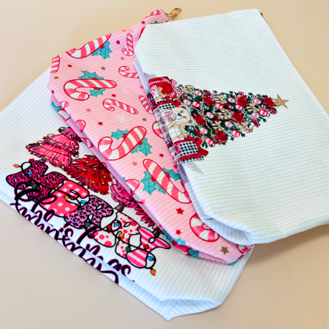 Holiday Travel Pouch Bag