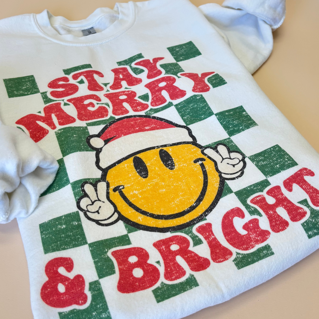 Stay Merry & Bright WKNDER Graphic Sweatshirt